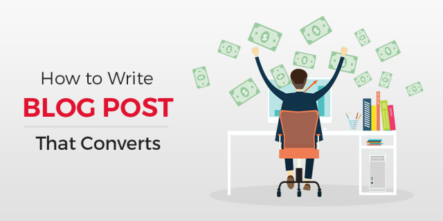 write blog post that converts